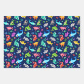 Waterverf Schattige oceaan Inpakpapier Vel (Voorkant 2)