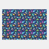 Waterverf Schattige oceaan Inpakpapier Vel (Voorkant 3)