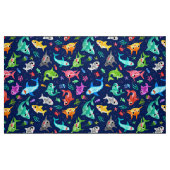 Waterverf Schattige oceaan Stof (Fat Quarter)