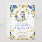 Waterverf Schattige Oerwoud Zebra Baby shower Kaart (Voorkant)