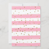 Waterverf Schattige Roze Oerwoud Hippo Baby shower Kaart (Achterkant)