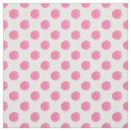 waterverf schattige roze polkadots stof