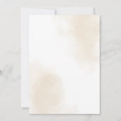 Waterverf Schattige Teddy Bear Balloon Baby shower Kaart (Achterkant)