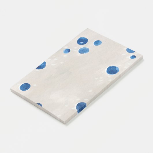 Waterverf schattige zeepijpstippen post-it® notes (Schuin)