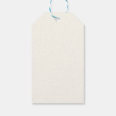 Waterverf Schattigee Bloemen Gift Label Cadeaulabel (Achterkant)