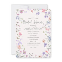 Waterverf Schattigee Bloemenweide Vrijgezellenfees