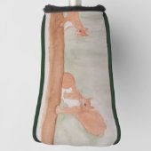 Waterverf Schattigee bosachtige eekhoorns Golfheadcover (Draai 90)