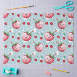 Waterverf Schattigee Cherry Decoupage Art Tissuepapier