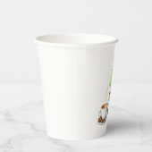 waterverf Schattigee Dinosaurus T Rex drink Papier Papieren Bekers (Rechts)