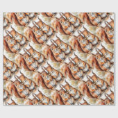 Waterverf Schattigee Eekhoorn Dier Wildlife Natuur Cadeaupapier (Vlak)