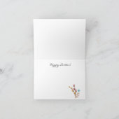 Waterverf Schattigee grillige Pasen Wenskaart Kaart (Binnen)