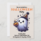 Waterverf Schattigee Halloween Kaart (Voorkant)