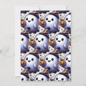 Waterverf Schattigee Halloween Kaart (Achterkant)