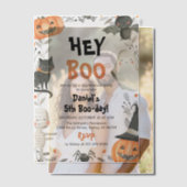 Waterverf Schattigee Halloween Spooktacular Birthd Vellum Uitnodigingen (Offset (Koppel))