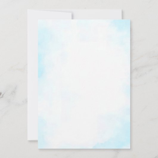 Waterverf Schattigee Kitty Cat Bedankt Card Kaart (Achterkant)