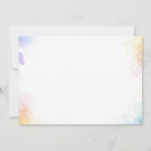 Waterverf Schattigee Kitty Cat Bedankt Card Kaart (Achterkant)