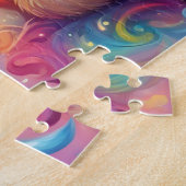 Waterverf Schattigee Kleurrijke Luiaard Legpuzzel (Zijkant)