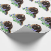 Waterverf Schattigee Marmot Animal Natuur Art Cadeaupapier (Hoek)