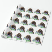 Waterverf Schattigee Marmot Animal Natuur Art Cadeaupapier (Uitgerold)
