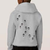 Waterverf Schattigee Rode Eekhoorn en Tracks Anima (Achterkant)