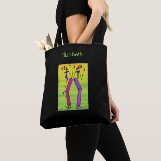 Waterverf, Schattigee zonnige dag Tote Bag (Dichtbij)