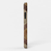 Waterverf Schelp Zeevaart Houten Gepersonaliseerd Case-Mate iPhone Case (Achterkant/rechts)