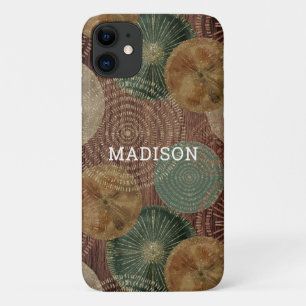 Waterverf Schelp Zeevaart Houten Gepersonaliseerd Case-Mate iPhone Case
