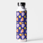 Waterverf schelpen geïsoleerd monogram waterfles (Links)