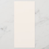 Waterverf Schelpen Parels Strand Nautilus Trouwen Menu (Achterkant)
