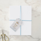 Waterverf Schelpen,Zee Cadeaulabel (Met Touw)