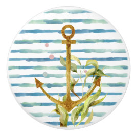 WATERVERF SCHEPEN EN KARTBARE VACATIEBEDRIJVEN KERAMISCHE KNOP