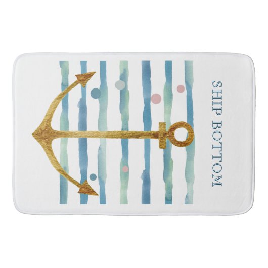 WATERVERF SCHEPEN EN KARTVACATIESCHEPBOTOM, BADMAT (Voorkant)