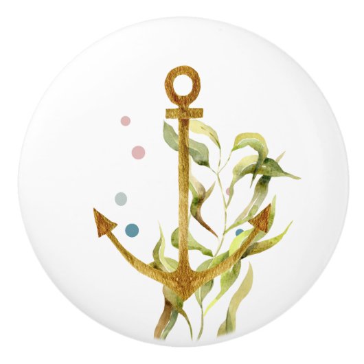 WATERVERF SCHEPEN EN KUNSTKUSTVACATIEBEDRIJF KERAMISCHE KNOP (Voorkant)