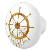 WATERVERF SCHEPEN WIEL KUNNEN NAUTISCH VACATIEBEDR KERAMISCHE KNOP (Rechts)