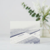 Waterverf schets Architectuur modern huis Briefkaart (Staand voorkant)