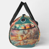 Waterverf schets Bali Indonesië Tropisch | Plunjezak (Rechts)