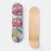Waterverf-schets Dreamweaver "Chase your Dreams" Persoonlijk Skateboard (Voorkant)