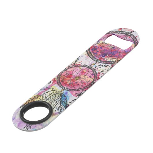 Waterverf-schets Dreamweaver "Chase your Dreams" Speed Flessenopener (Voorkant Gekanteld)