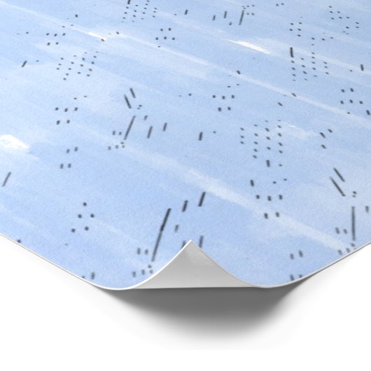 Waterverf schets van het standbeeld van Athena Poster (Hoek)