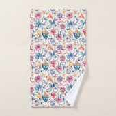  waterverf schetspatroon met luxe Vene Bad Handdoek (Handdoek)