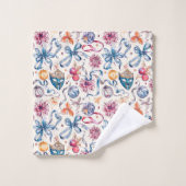  waterverf schetspatroon met luxe Vene Bad Handdoek (Wasdoekje)