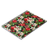 Waterverf schetste gedetailleerd sierpatroon van D Notitieboek (Linkerzijde)