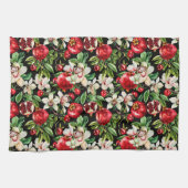 Waterverf schetste gedetailleerd sierpatroon van D Theedoek (Horizontaal)