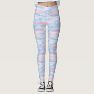 Waterverf schilder artistieke pastelkleur leggings