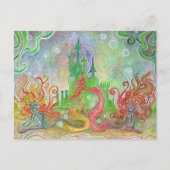 Waterverf Schilder Lagoon - Briefkaart (Voorkant)