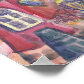 Waterverf schilder Ottawa Old Synagogue Jewish Poster (Hoek)