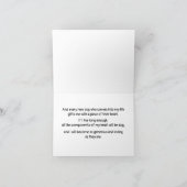 Waterverf schilder pup + "Elke keer dat ik een hon Bedankkaart (Binnen)