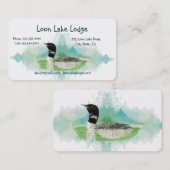 Waterverf Schilder, Wilderness Bird Business Visitekaartje (Voorkant / Achterkant)