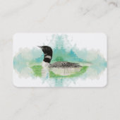 Waterverf Schilder, Wilderness Bird Business Visitekaartje (Achterkant)