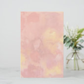 Waterverf schilderachtergrond. briefpapier (Staand voorkant)